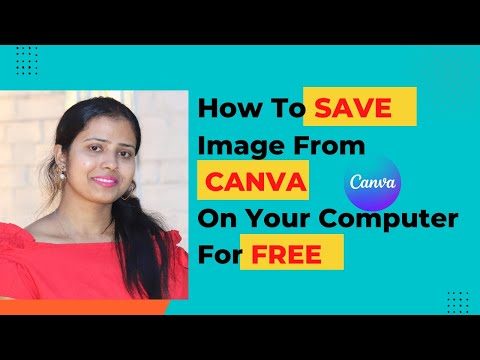 How to save CANVA Design on computer for FREE | CANVA Tutorial for Beginners 2022