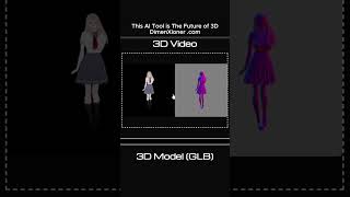 2D to 3D using AI model DimenXioner #3d #3dprinting #3dmodeling