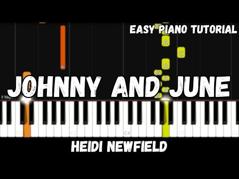 Heidi Newfield - Johnny And June (Easy Piano Tutorial)