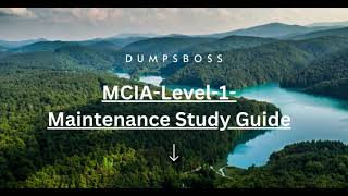 MCIA-Level-1-Maintenance Dumps That Help You Succeed - DumpsBoss