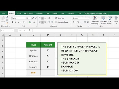 Excel tutorials Series : Formula 1 || Sum Formula in Excel || Explained 3 easy methods #exceltips