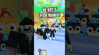 He got 5 free Huges! #ps99 #roblox