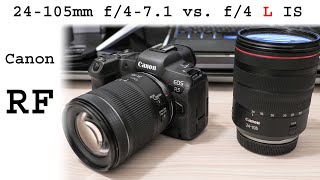 Canon RF 24-105mm f/4-7.1 IS STM vs. RF 24-105mm f/4 L IS USM review