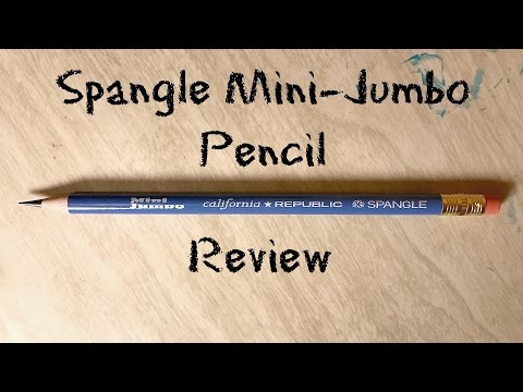 Spangle Blue Mini-Jumbo Round Pencil Review