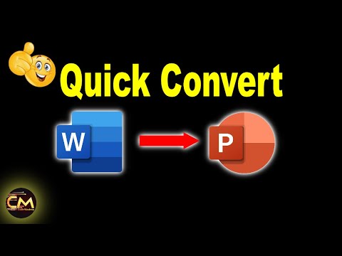 Say Goodbye to Tedious Conversions with This Easy Method! | Word to PPT #WordToPPT
