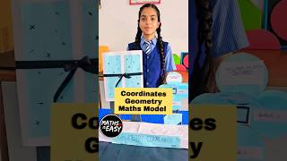 Easy Maths Model| Working model Coordinate Geometry Class 9 and 10 #ytshorts #shorts #fun
