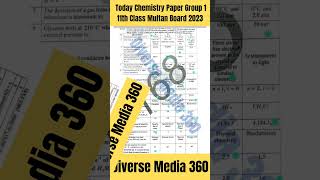 Today chemistry paper group1 Bise multan|#11th #chemistry #bisemultan #group1 #solved #mcqs