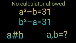 Tricky Maths Olympiad|| Algebra Problem Find a,b=?