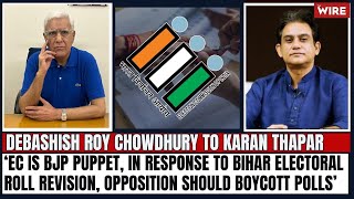 ‘EC is BJP Puppet, in Response to Bihar Electoral Roll Revision, Opposition Should Boycott Polls’