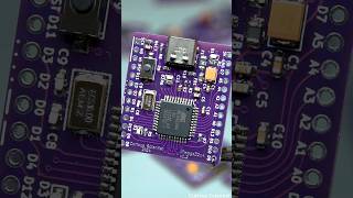 #ATmega32u4 #custom #microcontroller #printedcircuitboard  #soldering