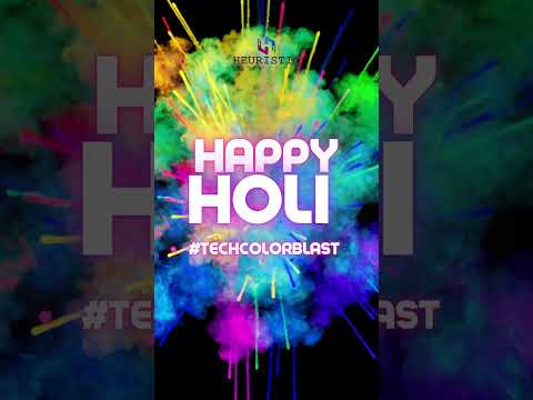 Happy Holi from 𝐇𝐞𝐮𝐫𝐢𝐬𝐭𝐢𝐜 𝐓𝐞𝐜𝐡𝐧𝐨𝐩𝐚𝐫𝐤! 🎉 #happyholi #happyholi2025