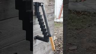 Wall Mounted Firewood Kindling Splitter,Manual Wood Splitter with Screws | Wood Cutter Splitter