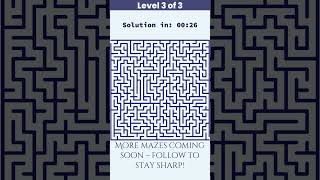 Can You Solve These MAZE Puzzles? 🧩 Brain Game Challenge!