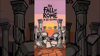Why did the Roman Empire Fall! #romanempire #fallofrome #romanemperor #history #historyshorts #rome