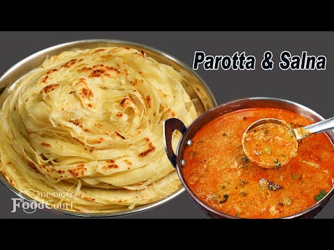 Parotta Recipe/ Soft Layered Parotta & Veg Salna/ Salna