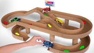 終わりのないDIYのカーレースのサーキット