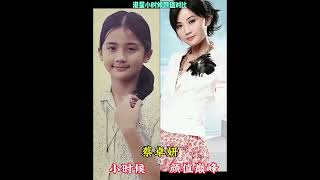 港星男神女神长大后容貌变化，陈冠希余文乐谢霆锋小时候好看，吴彦祖小时候帅，钟欣潼蔡卓妍小时候就美#童星#明星#娱乐圈#港星今昔对比