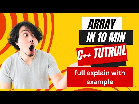 array in c /c++ |c++ tutorial for beginners| c++