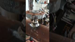 #fit-up weldolet & flange 2" #how