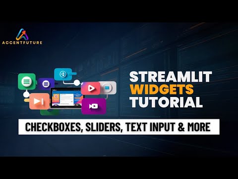 Streamlit Widgets Tutorial  Checkboxes, Sliders, Text Input & More | PART 2