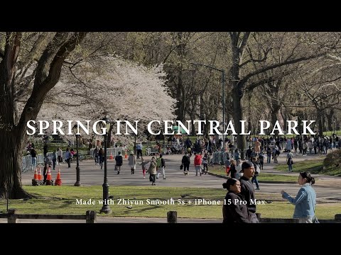 Spring in New York City // Filmed with iPhone 15 Pro Max + Zhiyun Smooth 5S First Impressions