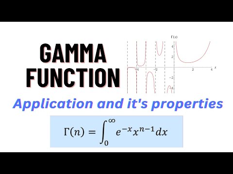 Gamma Function | Properties and it's application