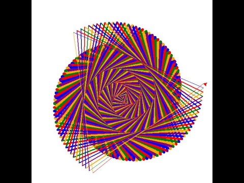 Draw Beautiful colorful Spiral Using Python Turtle Graphic