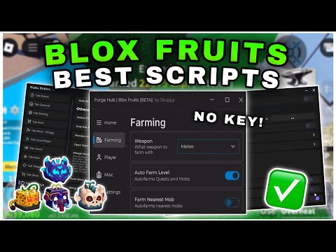 NEW Blox Fruits Script (Forge Hub) - Auto Farm, Max Levels, Rain Fruit | Works on Mobile & PC