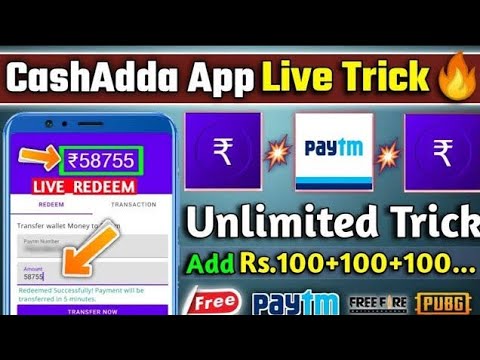 Cashadda app unlimited trick | cashadda app | today best self earning app 2021 | make money online