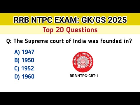 rrb ntpc previous year question paper | ntpc cbt1 question paper | rrb ntpc exam gk 2025