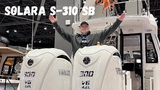 The new Solara S-310 SB (Sport Bridge) from Fluid Motion Boats