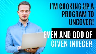 To find number is odd or even using C++