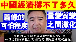 翟山鹰：中國經濟撐不了多久了丨目前蕭條的可怕程度丨“人飼料”大量出現丨中國經濟已處量變和質變之間