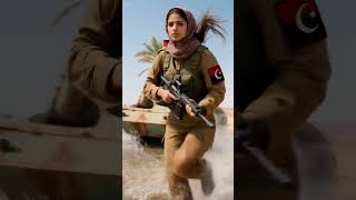 Iran Syria Stunning Oasis Female Tank Warrior ep08 #navy #military #animals #midjourney #heroic