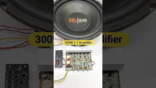 300W 2.1 Amplifier #Shorts #youlikeelectronic #reels #audioamplifier