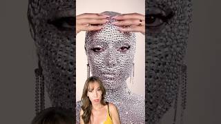 How many gems do you think she used? #React #Reaction #makeupreaction