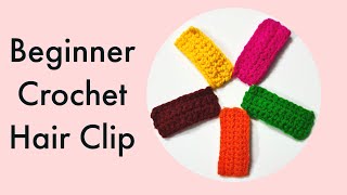 Beginner Crochet Hair Clip Step by Step | DIY | Art and Craft | M&P Bliss