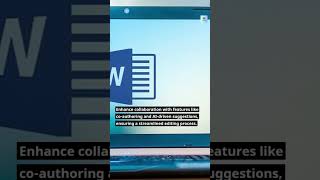 AI Powered Collaboration In MS Word | #shorts #futureedgevision #aitools