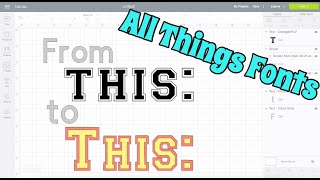 ALL THINGS FONTS/DOWNLOAD FREE FONTS FOR CRICUT DESIGN SPACE/CREATE OUTLINED LAYERED FONTS/FOXSQUAD6
