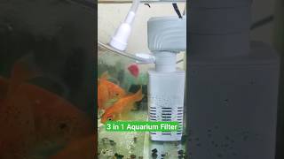 3 in 1 Aquarium Filter for Fish Aquarium Oxygen with Filter submersible