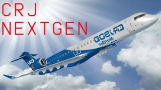 Wilco CRJ NextGen Model Review - FSX Gameplay HD