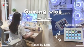 Game vlog ┊︎ 憧れのStream Deckを購入✨️┊︎開封＆セッティング┊︎鳴潮ガチャでフローヴァ狙う⋆͛🎮⋆͛┊︎健康的な夕飯作り🍅┊︎