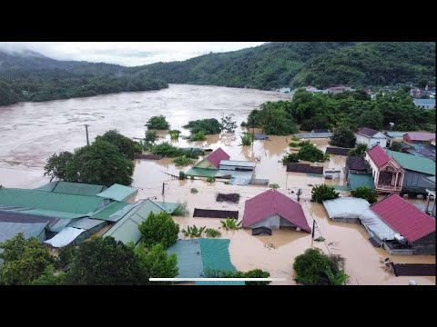 Lũ ngập chưa từng thấy tại Nghệ An sau bão Wipha
