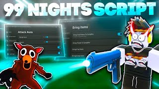 99 Nights in the Forest Script Gui - [AUTO WIN, KILL AURA, BRING ALL ITEMS + ESP] *NO KEY*