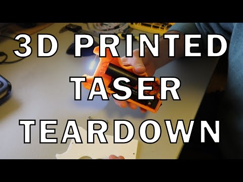How to Make a Taser / Stun gun (3D Printed) - Teardown