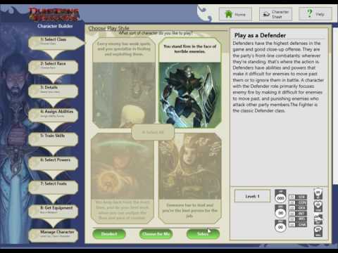 D&D Character Creator 4e Part 5