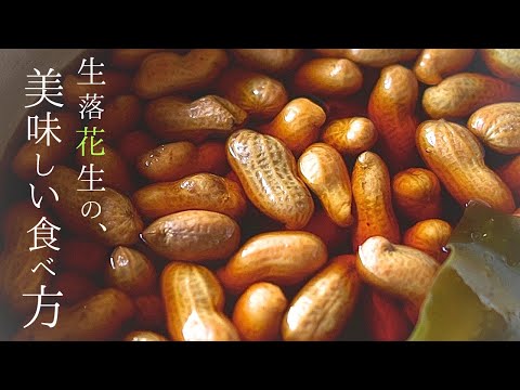 【落花生の食べ方 2つ】生落花生の醤油煮と炊き込みご飯