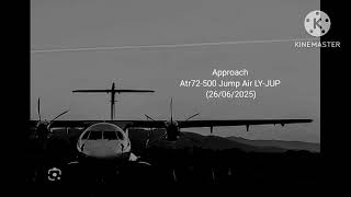 Approach Atr72-500 Jump Air LY-JUP (26/06/2025)
