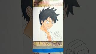 Drawing Luffy 😍🤫 comment next #onepiece #luffy #trending #animeart #ytshots