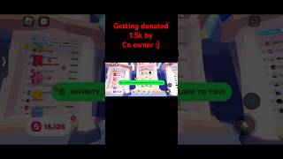 Getting donated 1.5k #viral #roblox #donate #1krobux #hazem #fyp #recommended #robux